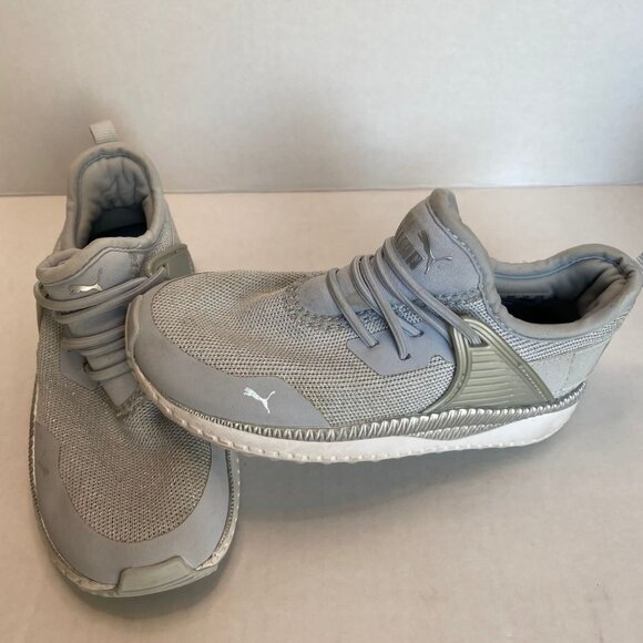 Puma Pacer Next Cage Sneakers Gray Kids size 10 - Picture 3 of 5
